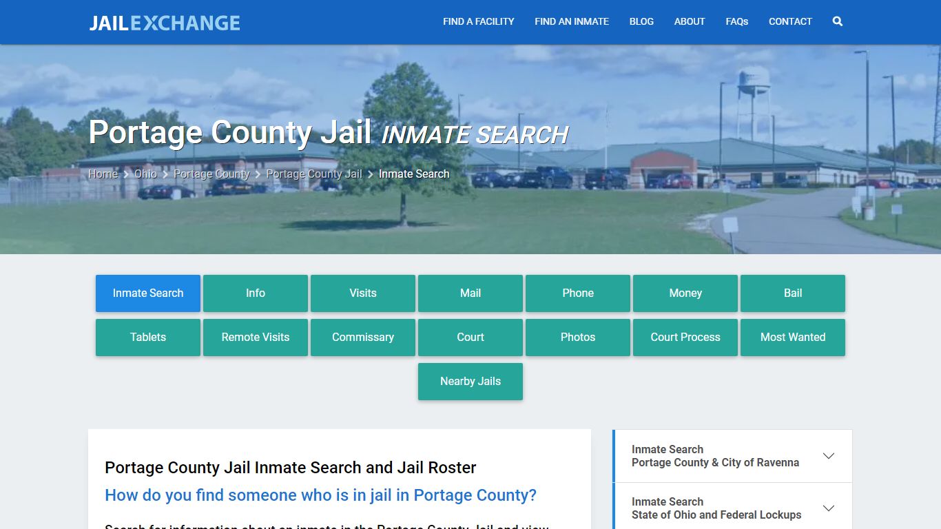 Inmate Search: Roster & Mugshots - Portage County Jail, OH - Jail Exchange